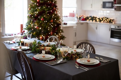 Greenery for the Christmas table