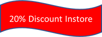 20% Discount Instore
