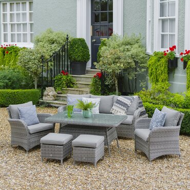 Leisuregrow - Monaco Stone lounge Dining Set